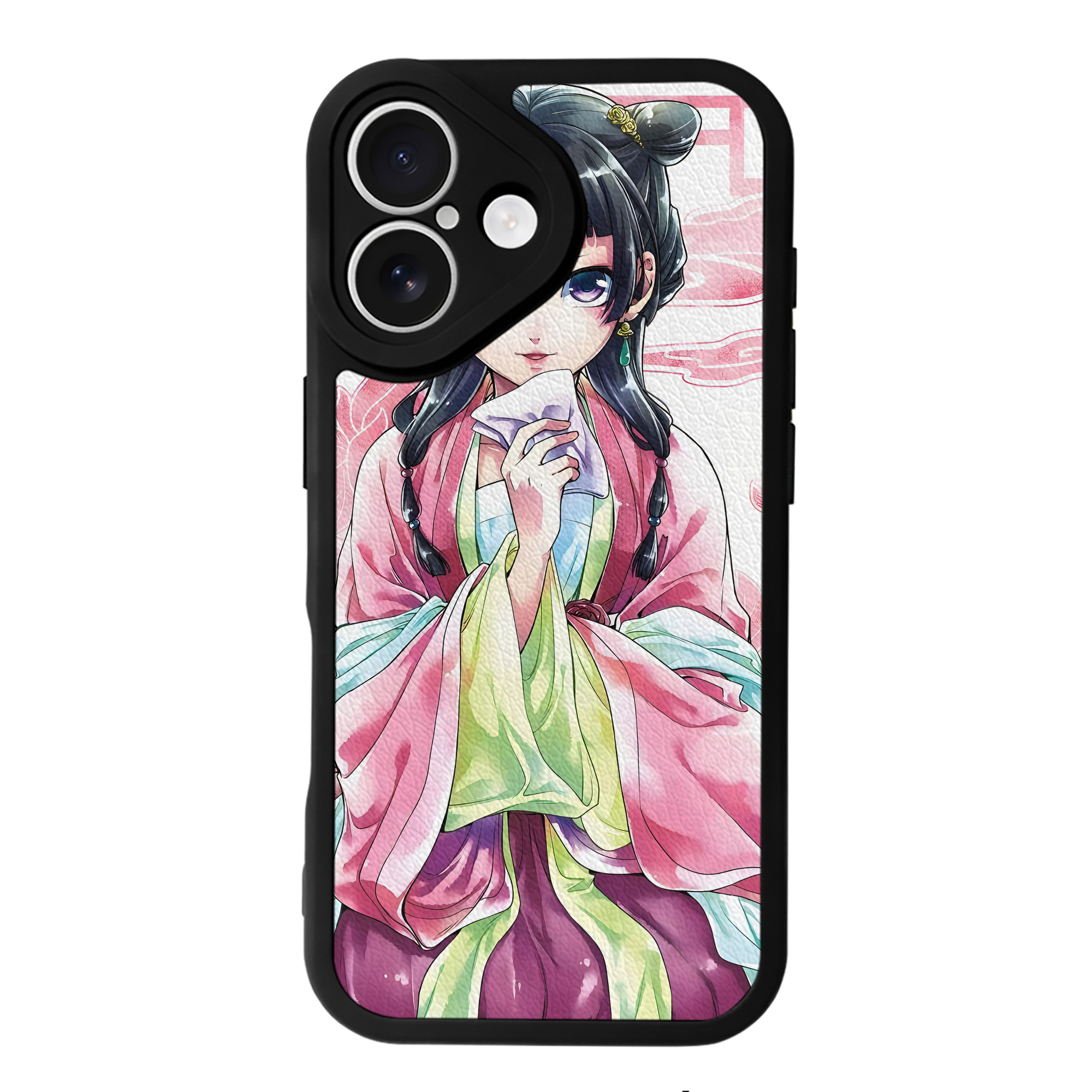 （画像用） 薬屋のひとりごと The Apothecary Diaries 【iPhone 16シリーズ対応】シリコンスマホケース（レザー調） 材質：シリコン